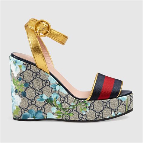 gucci wedge sandal|gucci platform wedge sandals.